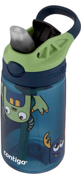 Contigo Kids Straw Water Bottle, 14 oz - Monsters