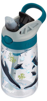 Contigo Kids Straw Water Bottle, 14 oz - Sharks 2