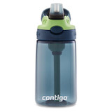 Contigo Kids Straw Water Bottle, 14 oz - Blueberry/Green Apple