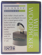 RSVP International Willie Woodpicker - Toothpick Dispenser