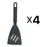 Norpro Black Nylon Turner/Spatula, 9 ½ x 3 Inches (4-Pack)