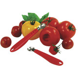 Norpro Stainless Steel Strawberry/Tomato Corer w/ Plastic Handle (4-Pack)
