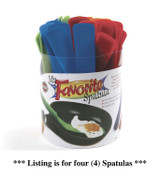 Norpro My Favorite Spatula 11 Inches, Assorted Colors (4-Pack)