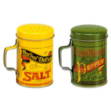 Norpro 2-Piece Nostalgic Salt and Pepper Shakers, 10 oz Capacity (12-Pack)