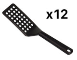 Norpro My Favorite Spatula w/ Drain Holes Nylon Heat Resistant Black (12-Pack)