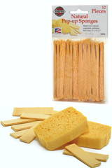 Norpro 12 Piece Natural Pop-Up Sponges (12-Pack)