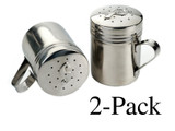 RSVP 18/8 Stainless Steel Stovetop Salt & Pepper Shaker Set (2-Pack)