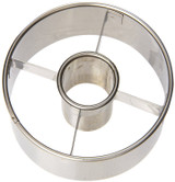 Ateco Stainless Steel Doughnut Cutter, 3 ½" (2-Pack)