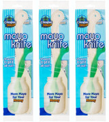 Compac Home Plastic Mayo Knife/Jar Scraper (3-Pack)