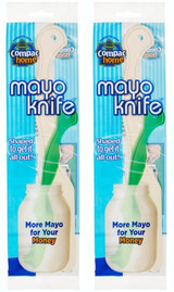 Compac Home Plastic Mayo Knife/Jar Scraper (2-Pack)