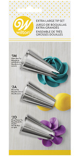 Wilton Extra Large Decorating Tip Set, 3-Piece