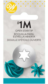 Wilton Stainless Steel Open Star Decorating Tip #1M