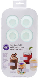 Wilton 8-Cavity Silicone Round Shot Glass Mold