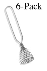 Fox Run Chrome Finish 8-Inch French Coil Whisk (6-Pack)