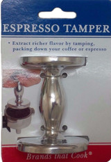 Harold 2-Sided Silver Espresso Coffee Grounds Packing Tamper w/ 50mm & 55mm Base