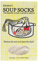 Regency Set of 3 Fine Mesh Soup Socks/Soup Stock Bag (3-Pack)