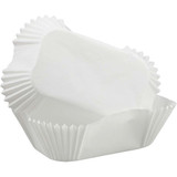 Wilton 50-Count White Petite Loaf Baking Cups, 3 ¼ x 2 Inches (2-Pack)