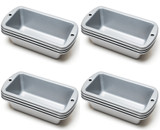 Wilton Set of 3 Recipe Right Non-Stick Mini Loaf Pans 5 ¾ x 3 in. (Pack of 4)