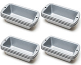 Wilton 3-Piece Recipe Right Non-Stick Mini Loaf Pan Set, 5 ¾" x 3" (4-Pack)