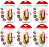 Architec 20-Count Stretch Silicone Hot Cooking Bands (6-Pack)