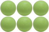 Champion Sports Official Size Rubber Lacrosse Ball, Green (6-Pack)