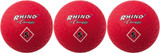 Champion Sports Nylon Wound 2-Ply Red Playground Ball, 5-Inch (3-Pack)