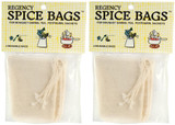 Regency Spice Bags Set of 4 Reusable Muslin Bags (2-Pack)