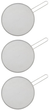 HIC Kitchen Stainless Steel Splatter Screen, 13" (3-Pack)