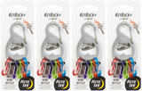 Nite Ize S-Biner KeyRack+ Bottle Opener - Stainless (4-Pack)