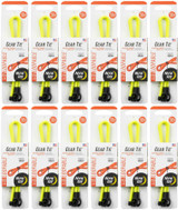 Nite Ize 2-Pack Gear Tie Loopable Twist Tie, 12" - Neon Yellow (12-Pack)