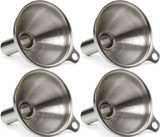 RSVP Endurance 18/8 Stainless Steel Spice Funnel (4-Pack)