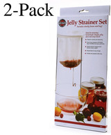 Norpro Jelly Strainer Stand with Cotton/Polyester Bag (2-Pack)