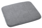 Norpro 16 x 18 Inches Microfiber Dish Drying Mat, Grey (12-Pack)