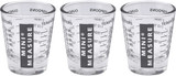 Kolder Mini Measure 1-ounce Dry/Liquid Measuring Shot Glass (3-Pack)