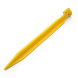 Coghlan's Rugged ABS Plastic Tent Pegs - 9", Yellow (3-Pack)