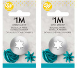 Wilton Stainless Steel Open Star Decorating Tip #1M (2-Pack)