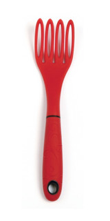 Norpro Grip-EZ "Fiskie" Fork Whisk w/ Santoprene Handle, 8 ¾" - Red (2-Pack)