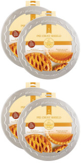 Mrs. Anderson's Baking Set of 2 Individual Pie Crust Shields, 5" (2-Pack)