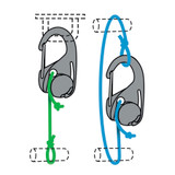 Nite Ize 2-Pack CamJam Plastic Cord Tightener w/ 8' Rope (2-Pack)