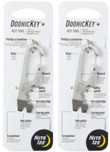 Nite Ize DoohicKey+ Stainless Steel Key Tool (2-Pack)