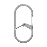 Nite Ize G-Series Dual Chamber Stainless Steel Carabiner #4 - Stainless (2-Pack)