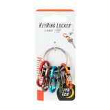 Nite Ize KeyRing Locker w/ Aluminum S-Biner MicroLocks (2-Pack)