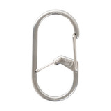 Nite Ize G-Series Dual Chamber Stainless Steel Carabiner #2 - Stainless (4-Pack)