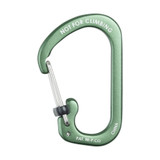 Nite Ize SlideLock Aluminum Carabiner #3 - Olive (4-Pack)