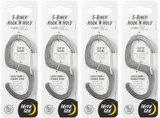 Nite Ize S-Biner Stainless Steel Hook 'N Hold (4-Pack)