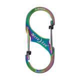 Nite Ize S-Biner SlideLock Stainless Steel Carabiner #3 - Spectrum (4-Pack)