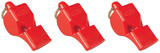 Fox 40 Classic Safety 3-Chamber Pealess Whistle, Red (3-Pack)