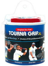 Tourna Grip 30 XL Grips 99 cm x 29 mm w/ Travel Pouch - Blue