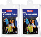 Tourna Grip 10 XL Grips, 99 cm x 29 mm - Blue (2-Pack)