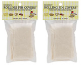 Regency Rolling Pin Covers - 2 Cotton Covers, 15 inches (2-Pack)